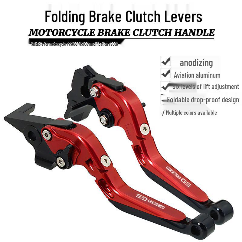 Folding Brake and Clutch Lever for F750GS, F850GS, F900R, F900XR Motorcycles