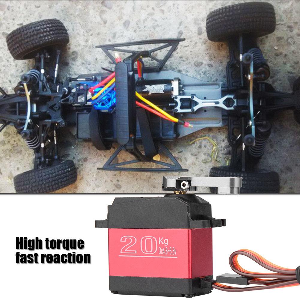 DSSERVO DS3218MG Waterproof Digital Servo Metal Gear 20kg Torque for RC Mechanical Arm (20kg)