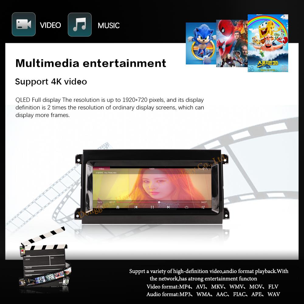 10.25" Car Multimedia Player For Land Rover Discovery 5 LR5 L462 2017-2020 GPS Navigation Radio CarPlay Android12 4G 360Camera