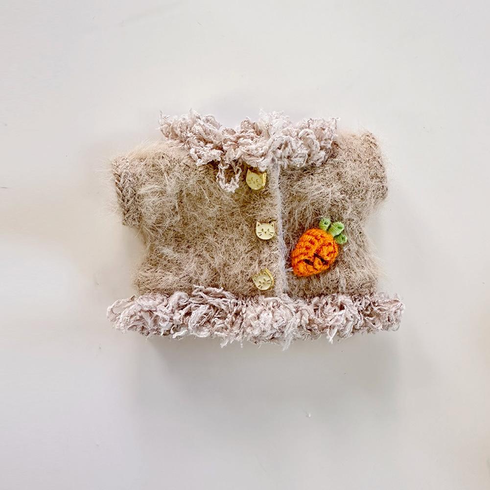 Для 17 см Кукольная одежда Лабубу Модная одежда Толстовки Кукольная одежда Цветовые толстовки Кукольные аксессуары Милые украшения Маленькая одежда