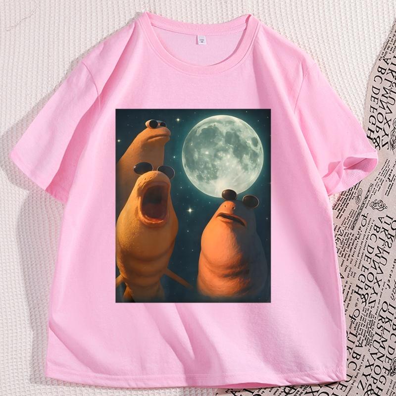 Marcus The Worm Moon Graphic T Shirts Causal Cotton Short Sleeve Round Neck Tshirt Loose Vintage Printed Tee Shirt Clothes