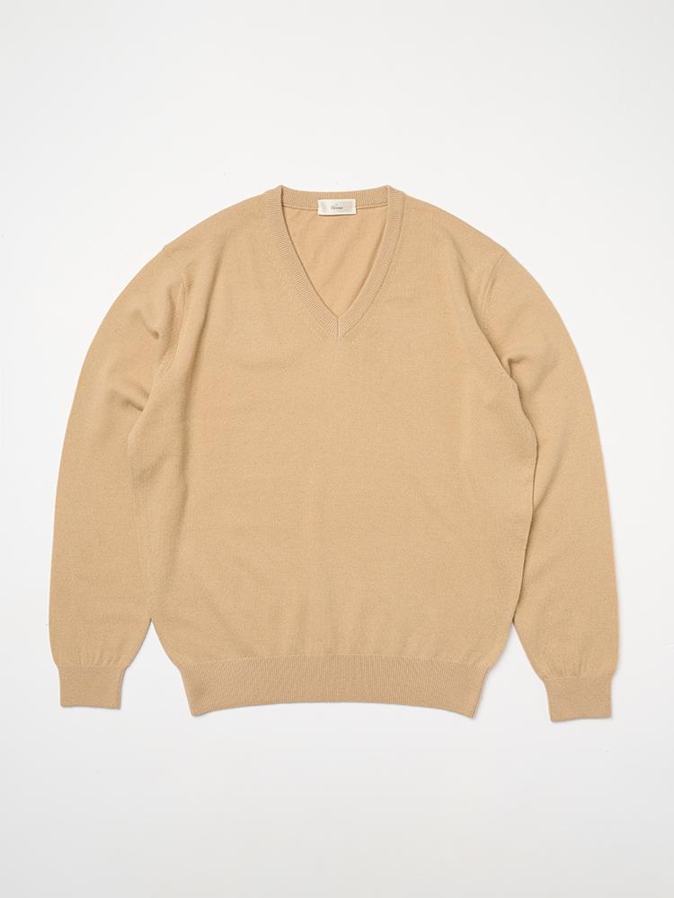 VERNO 24Fw V-Neck Knit Beige