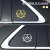 Car Badge Body Side Metal 3D Emblem Ears of Wheat Sticker Decal Auto Exterior Accessories for Mitsubishi Lancer Ex Evo ASX L200