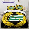 HIF logo Bedding Quilt Set Quilt Cover Pillowcase Home Decoration Birthday Gift (1 * duvet cover + 2 * pillowcase, without core)