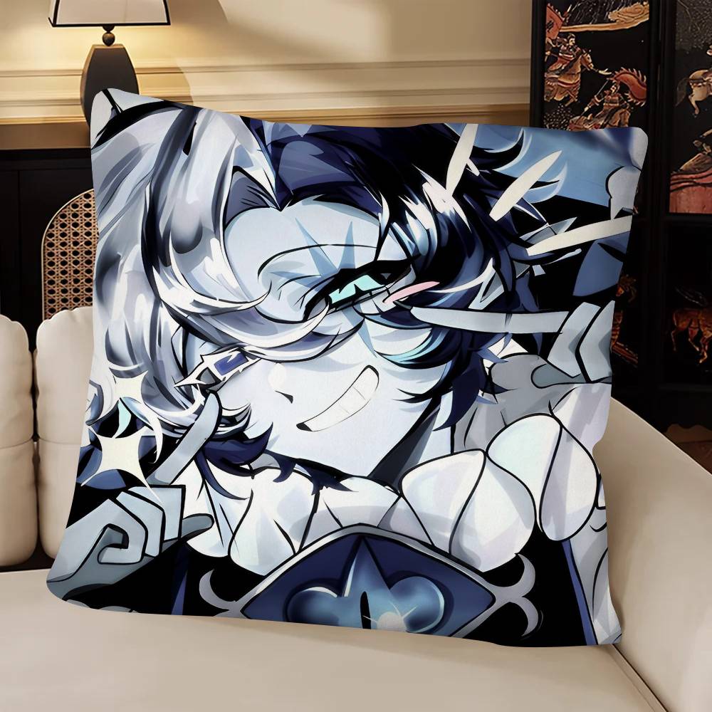 Shadow Milk Cookie Anime Pillow Case Fashion Square Pillowcase Bedroom Sofa Room Ins Decoration Leisure