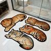 Anti-slip Lion Doormat Absorbent Wolf Floor Mat Creativity Tiger Carpet Rug  Bedroom Bathroom