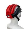 Lovell Cask Bicycle Head Protector Headgear M Size Leather Leather Look Magnetic Buckle Lightweight (Label) Black/Red 57~60cm