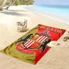 Custom Name Sunderland AFC Print Beach Towel, Large Soft Quick Dry Towel for Beach Camping Swimming -HE136