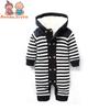 Baby New Double-Breasted Thickening Warm Soft Romper Thick Fleece Warm Cardigan Kids Sweater