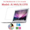 Защитная пленка из закаленного стекла для ноутбука Apple MacBook Air 11 11,6 дюйма A1465 A1370 11,6 дюйма, устойчивая к царапинам HD прозрачная пленка