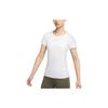 Dri-Fit Adv Aura Casual Sports Breathable Slim Fit Solid Color Logo Short Sleeve T-Shirt Women T-Shirt White DD0589-100