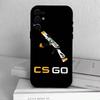 Чехол для телефона Counter Strike CS GO с изображением, для Samsung S25, S24, S21, S22, S23, S30, Ultra, S20, Plus, Fe, Мягкий силиконовый, Черная крышка