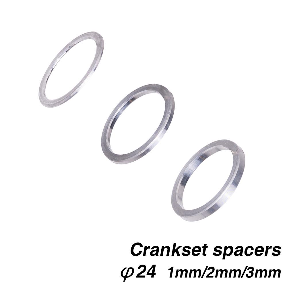 Bottom Bracket Axle Washer Spacer Adapter 24mm x 1 2 3mm MTB Mountain Bicycle Bike BB Crankset Spacer