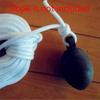 Throw Weight Ball Rope Throwing Throwable Device Rubber Iron for Canoeing