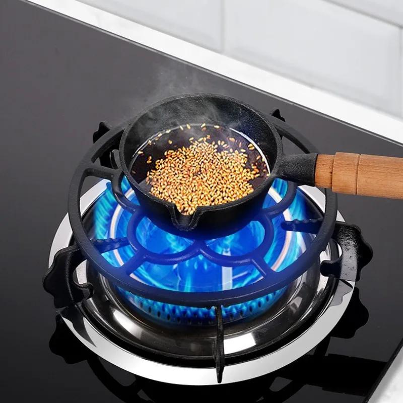1 шт. Подставка для кухонной газовой плиты Универсальная подставка для кастрюли Решетка для варочной панели Маленькая полка для молочника Противоскользящая полка