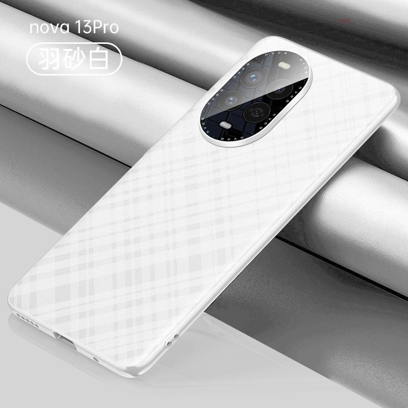Применимо к чехлу для мобильного телефона Huawei nova13pro, высококачественный, полностью закрывающий объектив, противоударный Huawei 13, противоударный, простой чехол из натуральной кожи