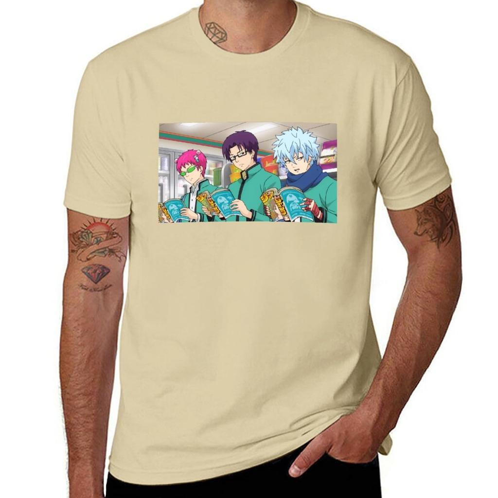 Saiki Kuboyasu Kaidou TShirt sweat graphics quick drying animal prinfor boys plain t shirts men