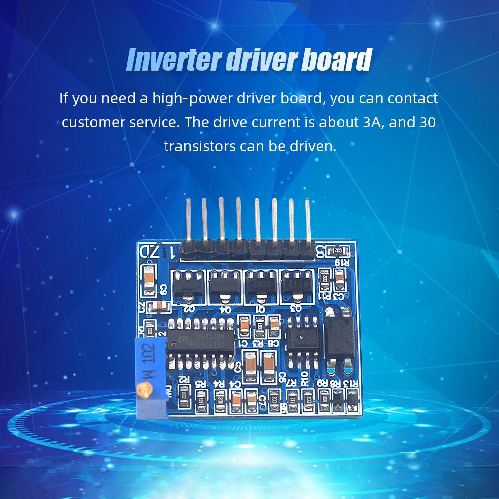 SG3525 LM358 Inverter Drive Plate Frequency Adjustable Mixer Preamp Drive Module 12V-24V 1A High-Frequency High Current