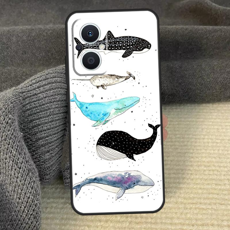 Blue Whale Cover For OPPO Reno 8T 8 Lite 14F 13F 12 F 11 F 14 13 10 Pro OPPO Find X8 X6 X5 X9 Pro Case