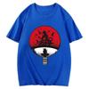 Naruto Uchiha Itachi Printed WomenT-shirt, Japanese Anime Cotton Short Sleeve Unisex Casual Couple Streetwear Tops