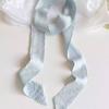 French Ribbon Scarf Retro Scarf Headband Trendy Thin Scarf Decoration Neckband  for Women