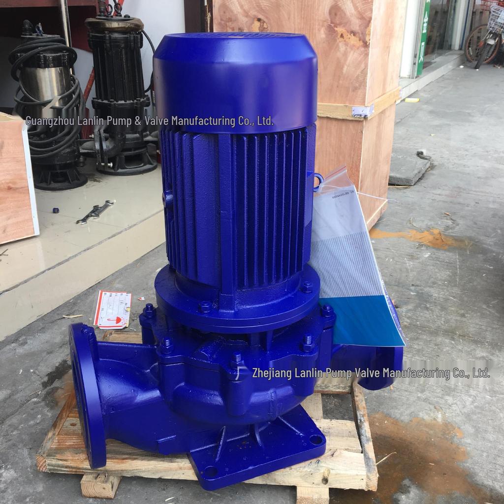 ISG65-100A Vertical High-Head Centrifugal Cast Iron Pump, 1.1kW