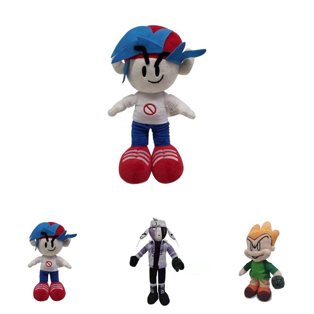 Очаровательная милая плюшевая игрушка Friday Night Funkin для детей, мягкая набивная кукла Skid Pump