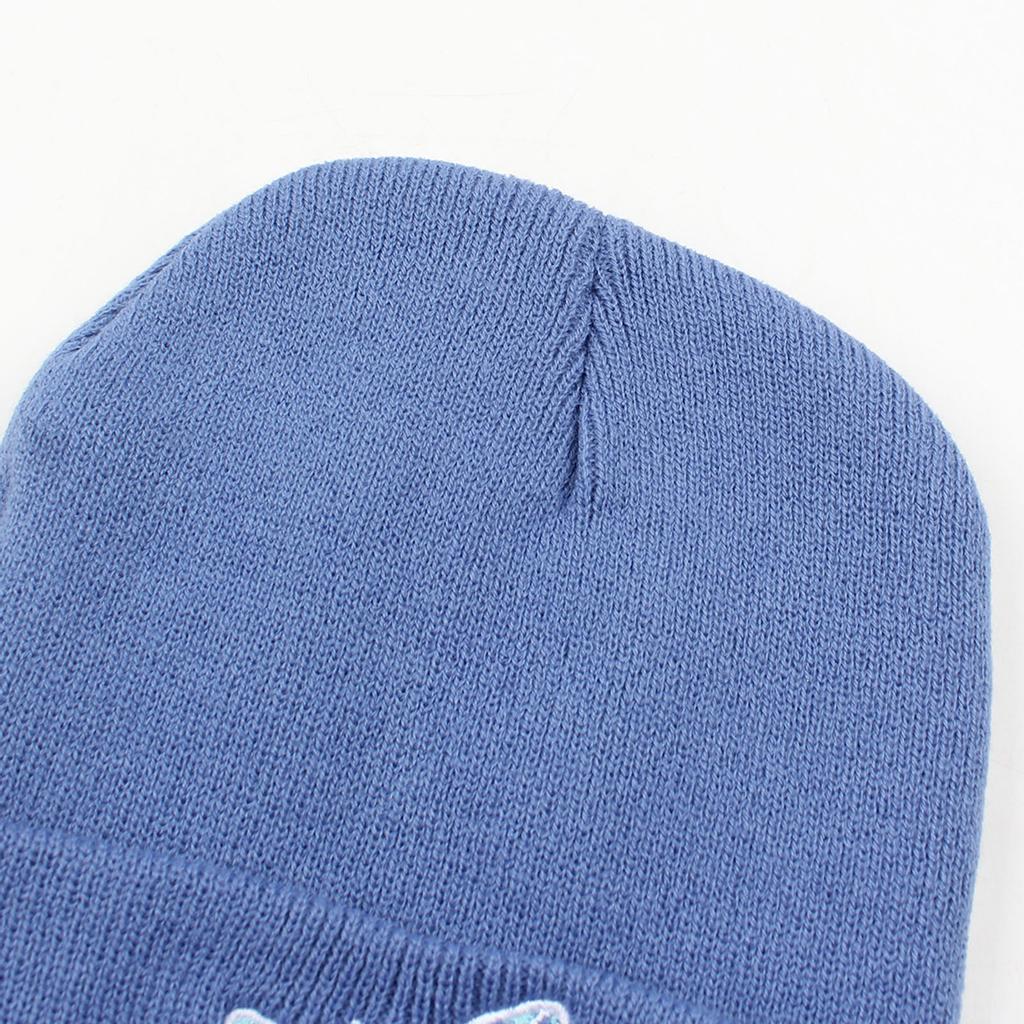 Мужские и женские зимние вязаные шапочки с вышивкой бабочкой, теплая удобная повседневная шапка