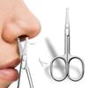 1Pcs Mini Portable Mustache Scissor Stainless Steel Mustache Nose Ear Hair Remover Scissor Trimmer Multifunctional Scissors