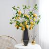 Arrangement Restaurant Photography Props Lemon Branch Green Plants Artificial Flower Lemon Fruit