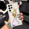 Чехол для Samsung Galaxy S25 Note 20 Ultra S22 Plus S25 S23 S20 FE S21 S24 ultra Чехол для телефона Симпсоны Гомер