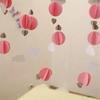 3D воздушный шар сердце облака бумажная нить комната стена фон баннер подвесной день рождения вечеринка по случаю рождения ребенка украшения