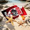 Custom Name Personalized North Sydney Bears Print Beach Towel, for Trip Camping Beach Party Home Decor, Birthday Gift for Family & Friends