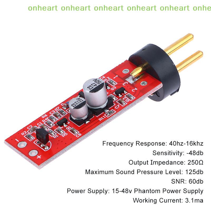 [C]Large Diaphragm Baby Bottle Condenser Microphone Recording Microphone Production Repair Modified Circuit Board With Plug