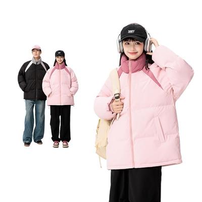 Одежда с воротником-стойкой и хлопковой подкладкой Одежда с хлопковой подкладкой для зимних женских пальто Новые куртки с хлопковой подкладкой и модная одежда из хлеба