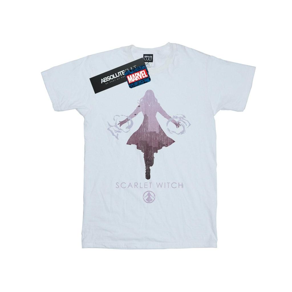 Marvel Mens Scarlet Witch Silhouette T-Shirt