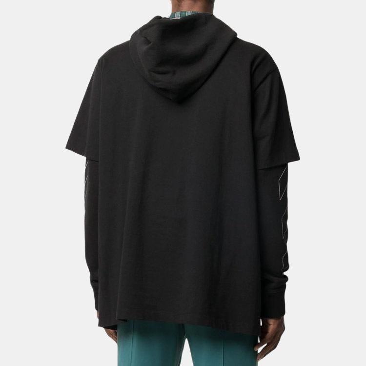 OFF WHITE Толстовка SS21 Мужская Черная OMBB051F20FLE0011001