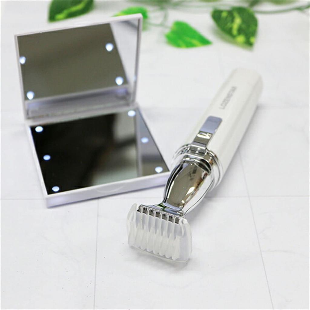 LOZENSTAR Моющаяся бритва VIO с компактным зеркалом Actress VIO-076