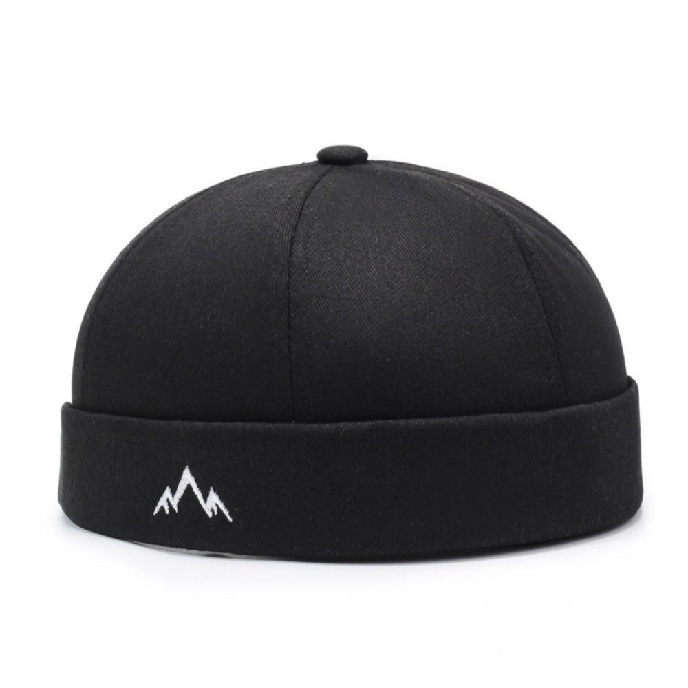Solid Color Brimless Hat Breathable Hip Hop Hats Fashion Landlord Hat  Unisex