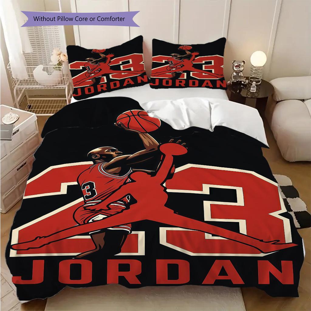 Iconic Legacy Jumpmans Journey Three-piece set(1 * duvet cover + 2 * pillowcase, without core)Bedding set Soft and comfortable