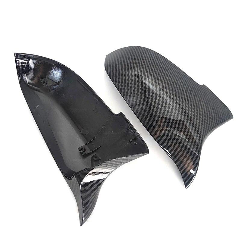 Зеркальный чехол M Look для BMW 5, 6, 7 серии F10 F11 F18 F07 F06 F12 F13 F01 F02 LCI, чехол для зеркала заднего вида из углеродного волокна с узором