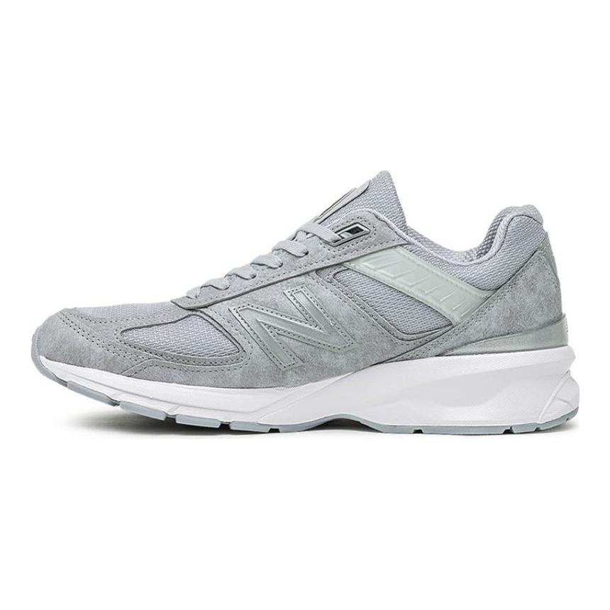 New Balance 990v5 Серые Белые Кроссовки M990JS5
