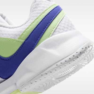 Nike Court Lite 4 Белый Свет Жидкий Лайм Сапфир (Женский)
