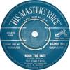 7-дюймовая пластинка PONITAILS Born Too Late 45POP516 His Masters Vo 1958 UK Rock Б/у