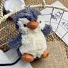 Adorable Penguin Plush Toy Pendant - Cute Red Peanut Design