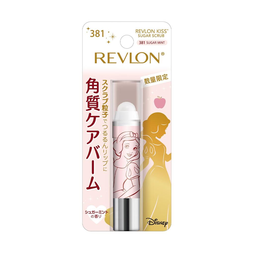 Revlon Kiss Sugar Scrub DISNEY 381 Sugar Mint Sugar Mint Scent Moisturizing Exfoliating Care Lip Scrub для губ Белоснежка Disney Princess 2.6g
