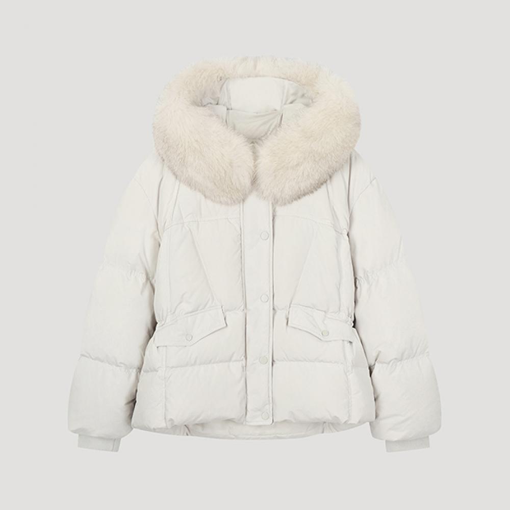 She S miSS Джемпер из меха лисы и утиного пуха SSdjpo42050 Cr