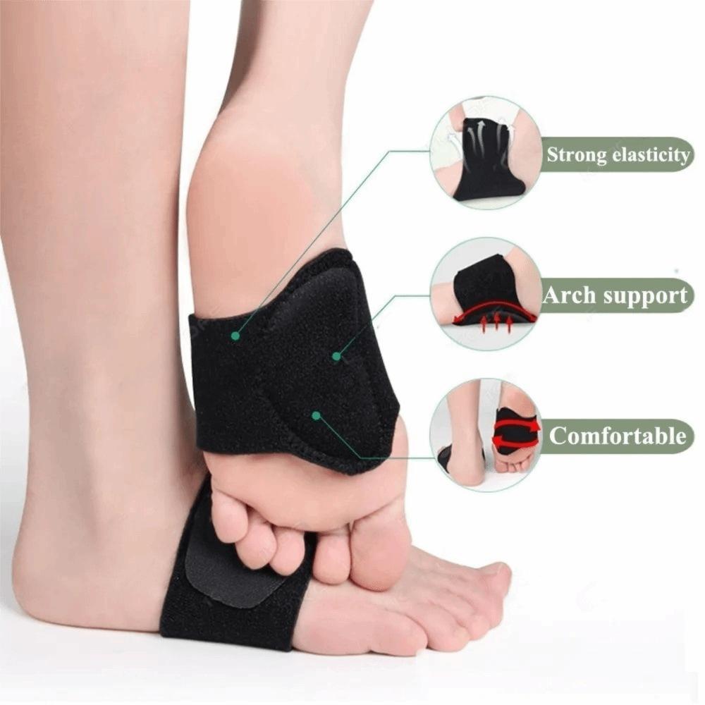 1Pair Flat Foot Correction Arch Pad Support Non-Slip Cushion Absorb Shock Compression Arch Support Brace Foot Pads