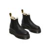 Dr. Martens 2976 Faux Fur Lined Platform Chelsea Boot Black Unisex Sneakers 25635001