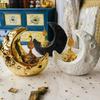 Керамическая аромалампа в форме полумесяца, легкая роскошь, ближневосточный стиль, арабская аромалампа, декоративная печь для ароматерапии